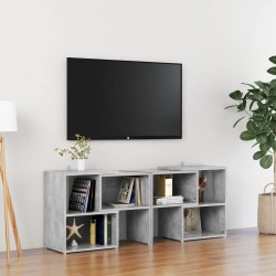 vidaXL TV-Schrank Betongrau 104x30x52cm Holzwerkstoff