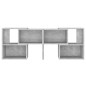 vidaXL TV-Schrank Betongrau 104x30x52cm Holzwerkstoff vidaXL TV-Schrank Betongrau 104x30x52cm Holzwerkstoff