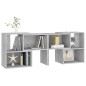 vidaXL TV-Schrank Betongrau 104x30x52cm Holzwerkstoff vidaXL TV-Schrank Betongrau 104x30x52cm Holzwerkstoff