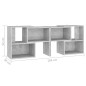 vidaXL TV-Schrank Betongrau 104x30x52cm Holzwerkstoff vidaXL TV-Schrank Betongrau 104x30x52cm Holzwerkstoff