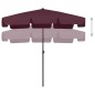 vidaXL Strandschirm Bordeauxrot 200x125 cm vidaXL Strandschirm Bordeauxrot 200x125 cm