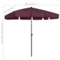 vidaXL Strandschirm Bordeauxrot 200x125 cm vidaXL Strandschirm Bordeauxrot 200x125 cm