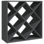 vidaXL Weinregal Grau 62x25x62 cm Massivholz Kiefer vidaXL Weinregal Grau 62x25x62 cm Massivholz Kiefer