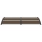 vidaXL Vordach Schwarz 200x100 cm PC vidaXL Vordach Schwarz 200x100 cm PC