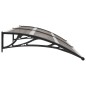 vidaXL Vordach Schwarz 200x100 cm PC vidaXL Vordach Schwarz 200x100 cm PC