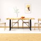 vidaXL Esszimmertisch Raues Mangoholz Massiv 180 cm vidaXL Esszimmertisch Raues Mangoholz Massiv 180 cm
