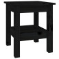 vidaXL Couchtisch Schwarz 35x35x40 cm Massivholz Kiefer vidaXL Couchtisch Schwarz 35x35x40 cm Massivholz Kiefer