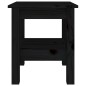 vidaXL Couchtisch Schwarz 35x35x40 cm Massivholz Kiefer vidaXL Couchtisch Schwarz 35x35x40 cm Massivholz Kiefer