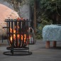 RedFire Feuerkorb Dallas Schwarz Stahl