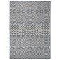 vidaXL Outdoor-Teppich Flachgewebe 120x170 cm Blau Gestreift vidaXL Outdoor-Teppich Flachgewebe 120x170 cm Blau Gestreift