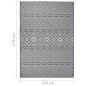 vidaXL Outdoor-Teppich Flachgewebe 120x170 cm Blau Gestreift vidaXL Outdoor-Teppich Flachgewebe 120x170 cm Blau Gestreift