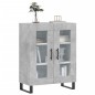vidaXL Sideboard Betongrau 69,5x34x90 cm Holzwerkstoff vidaXL Sideboard Betongrau 69,5x34x90 cm Holzwerkstoff