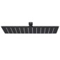 vidaXL Regenbrause Edelstahl 30x20 cm Rechteckig Schwarz vidaXL Regenbrause Edelstahl 30x20 cm Rechteckig Schwarz