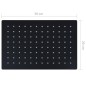 vidaXL Regenbrause Edelstahl 30x20 cm Rechteckig Schwarz vidaXL Regenbrause Edelstahl 30x20 cm Rechteckig Schwarz
