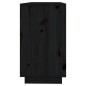 vidaXL Sideboard Schwarz 111x34x60 cm Massivholz Kiefer vidaXL Sideboard Schwarz 111x34x60 cm Massivholz Kiefer