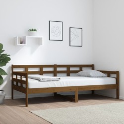 vidaXL Tagesbett Honigbraun Massivholz Kiefer 90x190 cm