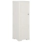 vidaXL Kunststoffschrank 40x43x125 cm Holzdesign Angora-Weiß vidaXL Kunststoffschrank 40x43x125 cm Holzdesign Angora-Weiß