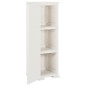 vidaXL Kunststoffschrank 40x43x125 cm Holzdesign Angora-Weiß vidaXL Kunststoffschrank 40x43x125 cm Holzdesign Angora-Weiß