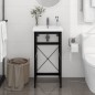 vidaXL Badezimmer Waschtischgestell Schwarz 40x38x83 cm Eisen vidaXL Badezimmer Waschtischgestell Schwarz 40x38x83 cm Eisen