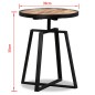 vidaXL Beistelltisch Rund Recyceltes Massivholz Teak vidaXL Beistelltisch Rund Recyceltes Massivholz Teak
