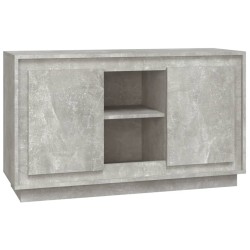 vidaXL Sideboard Betongrau 102x35x60 cm Holzwerkstoff