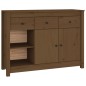 vidaXL Sideboard Honigbraun 100x35x74 cm Massivholz Kiefer vidaXL Sideboard Honigbraun 100x35x74 cm Massivholz Kiefer