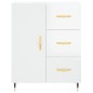 vidaXL Sideboard Hochglanz-Weiß 69,5x34x90 cm Holzwerkstoff vidaXL Sideboard Hochglanz-Weiß 69,5x34x90 cm Holzwerkstoff