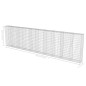 vidaXL Gabionenwand mit Abdeckung Verzinkter Stahl 600×30×150 cm vidaXL Gabionenwand mit Abdeckung Verzinkter Stahl 600×30×150 cm