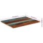 vidaXL Tischplatte Rechteckig 70x90 cm 25-27 mm Altholz Massiv vidaXL Tischplatte Rechteckig 70x90 cm 25-27 mm Altholz Massiv