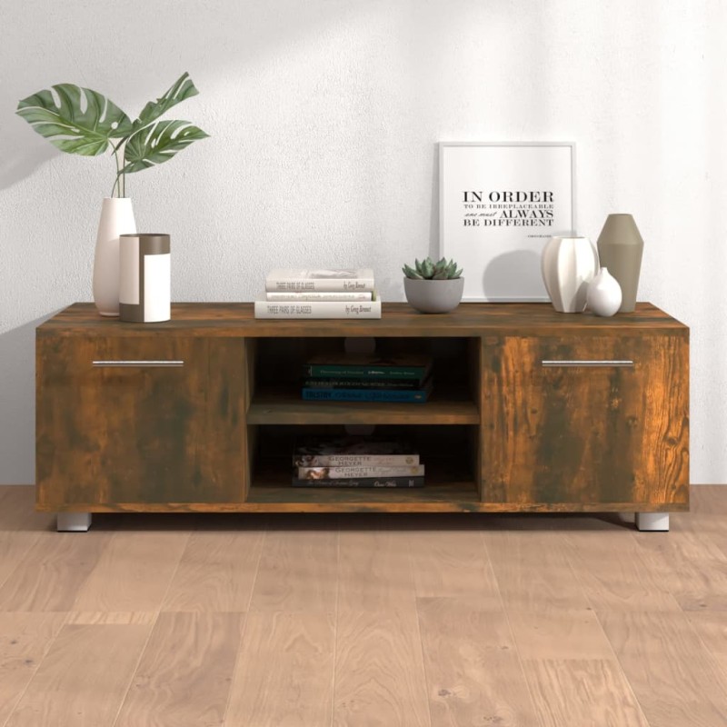 vidaXL TV-Schrank Räuchereiche 110x40x35 cm Holzwerkstoff vidaXL TV-Schrank Räuchereiche 110x40x35 cm Holzwerkstoff