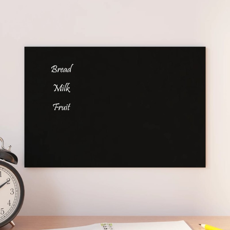 vidaXL Magnettafel Wandmontage Schwarz 30x20 cm Hartglas vidaXL Magnettafel Wandmontage Schwarz 30x20 cm Hartglas