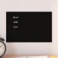 vidaXL Magnettafel Wandmontage Schwarz 30x20 cm Hartglas vidaXL Magnettafel Wandmontage Schwarz 30x20 cm Hartglas