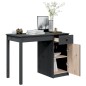 vidaXL Schreibtisch Grau 100x50x75 cm Massivholz Kiefer vidaXL Schreibtisch Grau 100x50x75 cm Massivholz Kiefer