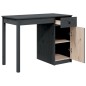 vidaXL Schreibtisch Grau 100x50x75 cm Massivholz Kiefer vidaXL Schreibtisch Grau 100x50x75 cm Massivholz Kiefer
