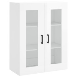 vidaXL Wandschrank Hochglanz-Weiß 69,5x34x90 cm