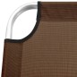 vidaXL Senioren-Sonnenliege Extra Hoch Klappbar Braun Aluminium vidaXL Senioren-Sonnenliege Extra Hoch Klappbar Braun Aluminium