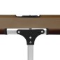 vidaXL Senioren-Sonnenliege Extra Hoch Klappbar Braun Aluminium vidaXL Senioren-Sonnenliege Extra Hoch Klappbar Braun Aluminium