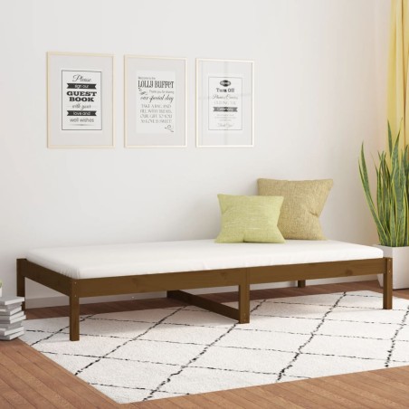 vidaXL Tagesbett Honigbraun 90x200 cm Massivholz Kiefer