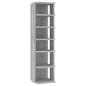 vidaXL Schuhschränke 2 Stk. Betongrau 27,5x27x102 cm vidaXL Schuhschränke 2 Stk. Betongrau 27,5x27x102 cm