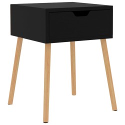 vidaXL Nachttisch Schwarz 40x40x56 cm Holzwerkstoff
