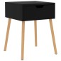 vidaXL Nachttisch Schwarz 40x40x56 cm Holzwerkstoff