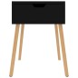 vidaXL Nachttisch Schwarz 40x40x56 cm Holzwerkstoff