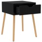 vidaXL Nachttisch Schwarz 40x40x56 cm Holzwerkstoff