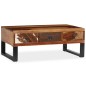 vidaXL Couchtisch Massivholz 90 x 50 x 35 cm vidaXL Couchtisch Massivholz 90 x 50 x 35 cm