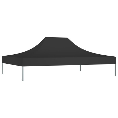 vidaXL Partyzelt-Dach 4,5x3 m Schwarz 270 g/m²