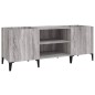 vidaXL Plattenschrank Grau Sonoma 121x38x48 cm Holzwerkstoff vidaXL Plattenschrank Grau Sonoma 121x38x48 cm Holzwerkstoff