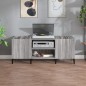 vidaXL Plattenschrank Grau Sonoma 121x38x48 cm Holzwerkstoff vidaXL Plattenschrank Grau Sonoma 121x38x48 cm Holzwerkstoff