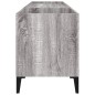 vidaXL Plattenschrank Grau Sonoma 121x38x48 cm Holzwerkstoff vidaXL Plattenschrank Grau Sonoma 121x38x48 cm Holzwerkstoff