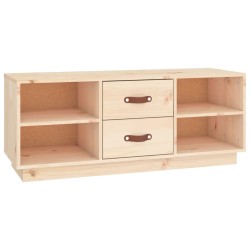 vidaXL TV-Schrank 100x34x40 cm Massivholz Kiefer