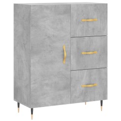 vidaXL Sideboard Betongrau 69,5x34x90 cm Holzwerkstoff